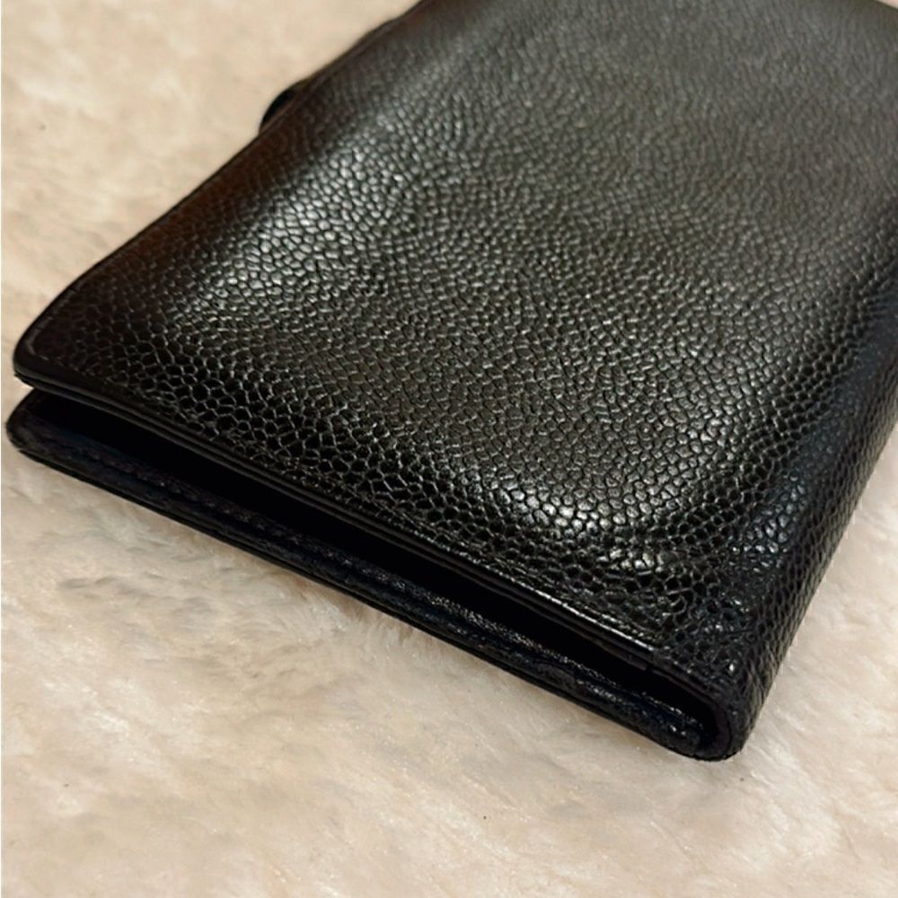 💯% Authentic CHANEL CC Black Caviar Wallet✨ - Picture 4 of 15